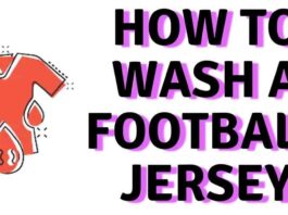 How to wash a football jersey