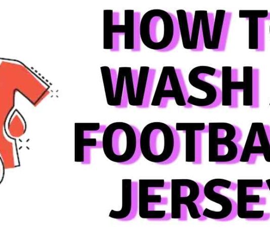 How to wash a football jersey