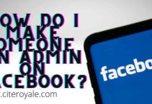 How do I make someone an admin on Facebook?