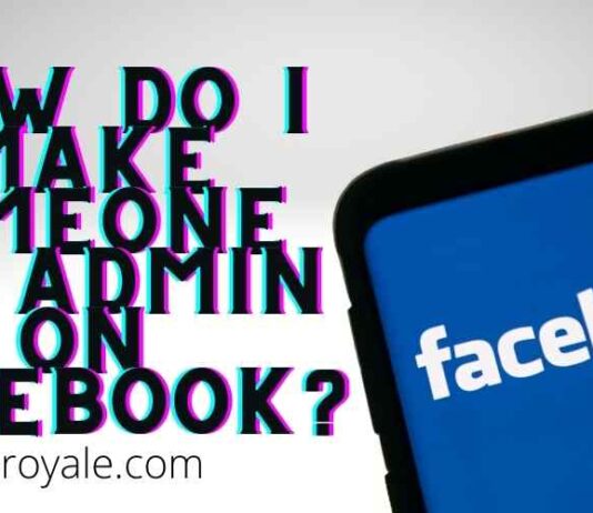 How do I make someone an admin on Facebook?