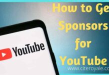 How to Get Sponsors for YouTube