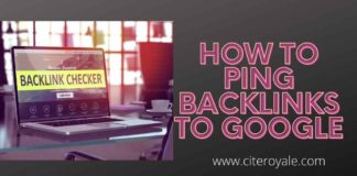 How to Ping Backlinks to Google