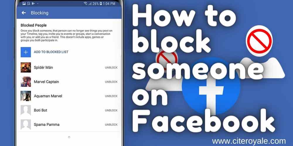 How to block someone on Facebook