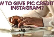 How to give pic credit on Instagram?