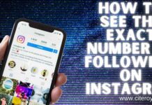 how to see the exact number of followers on instagram