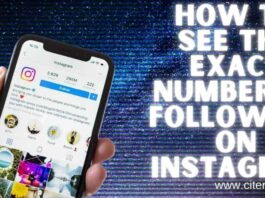 how to see the exact number of followers on instagram