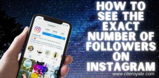 how to see the exact number of followers on instagram