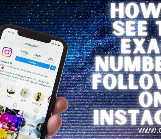 how to see the exact number of followers on instagram