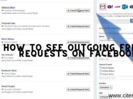 How to see outgoing friend requests on Facebook