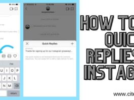 how to use quick replies on instagram
