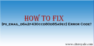 How to Fix [pii_email_d6a2f430ccd80d85a9ec] Error Code?