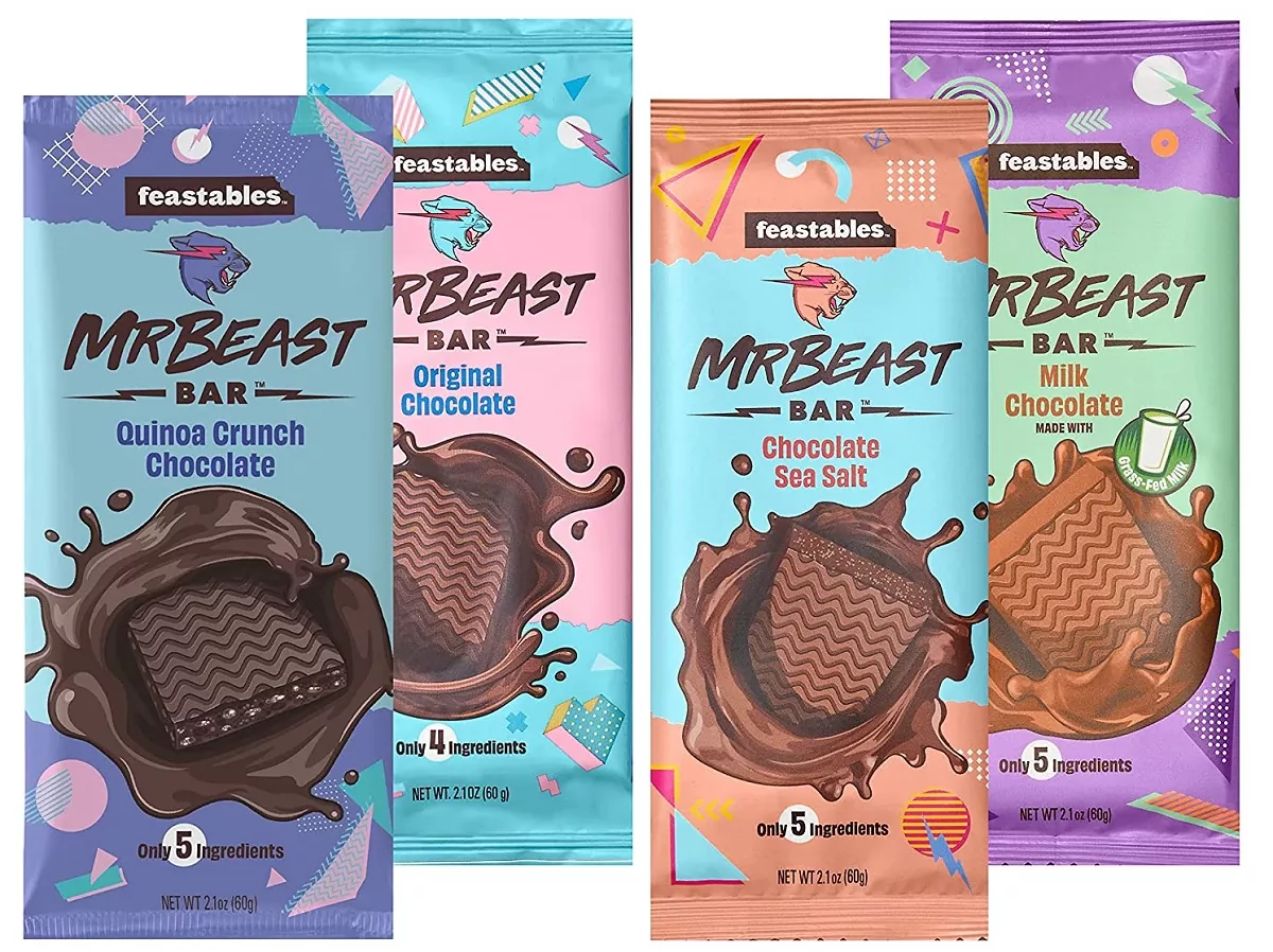 Feastables Mr Beast Bar Milk Chocolate Crunch - 1.23oz : Target